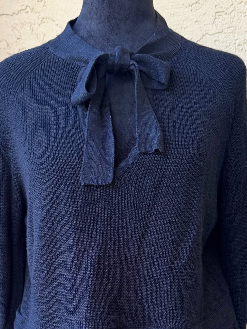 By Anthropologie Black Casual Relaxed Fit Lace Tunic Sweater Small Oversized - Picture 3 of 7